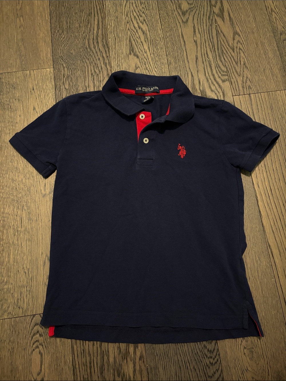 US Polo Assassin Navy Short Sleeve Tshirt (sz 8)
